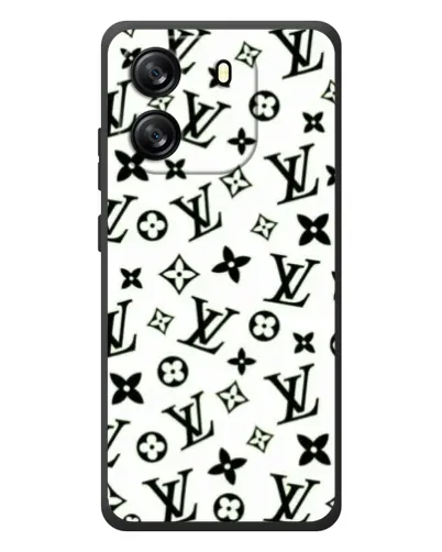 Чехол для Blackview Oscal Flat 1C с картинкой «Монохромный хаос LV»