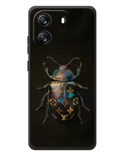 Чехол для Blackview Oscal Flat 1C с картинкой «LV — мраморный принт»