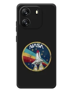 Чехол для Blackview Oscal Flat 1C с картинкой «NASA — эмблема миссии»