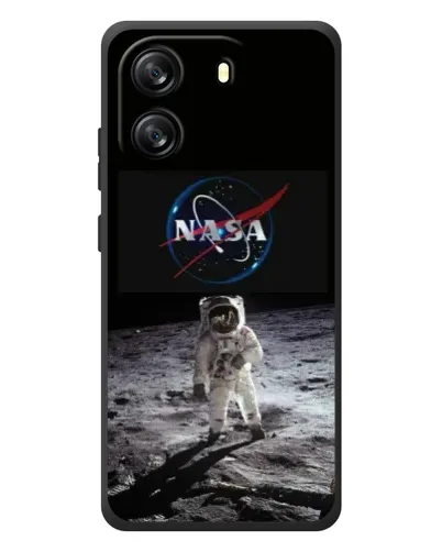Чехол для Blackview Oscal Flat 1C с картинкой «Астронавт на Луне»