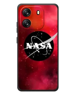 Чехол для Blackview Oscal Flat 1C с картинкой «NASA — красная туманность»