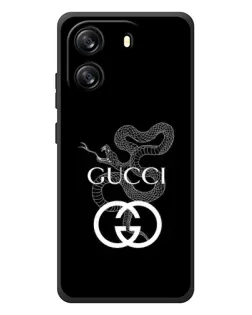 Чехол для Blackview Oscal Flat 1C с картинкой «Gucci — серебряная змея» Чехол для Blackview Oscal Flat 1C с картинкой «Gucci — серебряная змея»