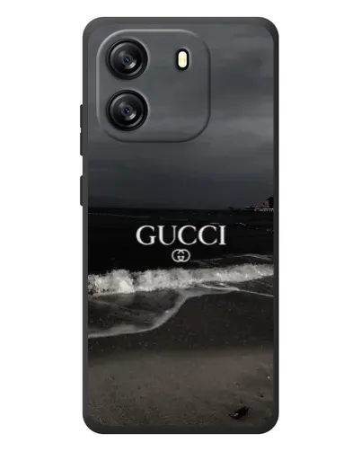 Чехол для Blackview Oscal Flat 1C с картинкой «Gucci — морской прибой»