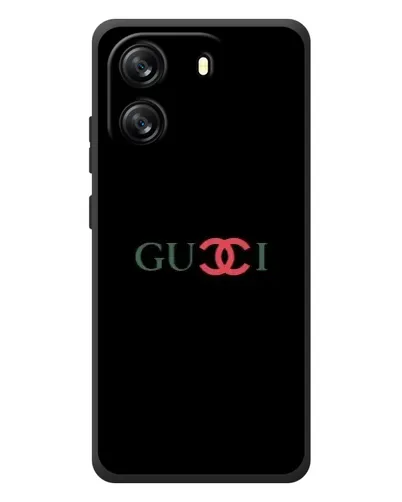 Чехол для Blackview Oscal Flat 1C с картинкой «Gucci — красный градиент»