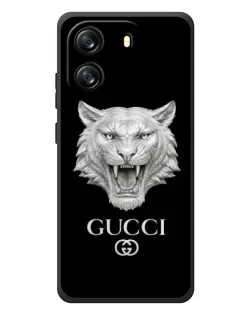 Чехол для Blackview Oscal Flat 1C с картинкой «Gucci — серебряный лев» Чехол для Blackview Oscal Flat 1C с картинкой «Gucci — серебряный лев»