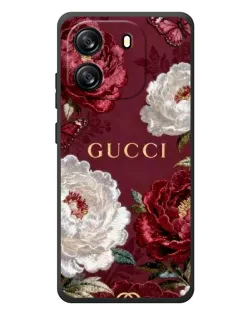 Чехол для Blackview Oscal Flat 1C с картинкой «Gucci — бордовые розы» Чехол для Blackview Oscal Flat 1C с картинкой «Gucci — бордовые розы»
