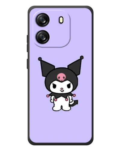 Чехол для Blackview Oscal Flat 1C с картинкой «Kuromi — нежный фиолетовый»