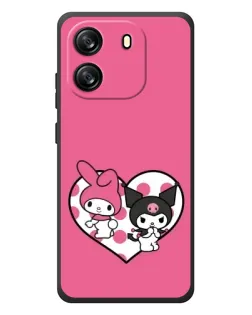 Чехол для Blackview Oscal Flat 1C с картинкой «Kuromi и My Melody» Чехол для Blackview Oscal Flat 1C с картинкой «Kuromi и My Melody»
