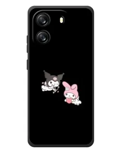 Чехол для Blackview Oscal Flat 1C с картинкой «My Melody и Kuromi» Чехол для Blackview Oscal Flat 1C с картинкой «My Melody и Kuromi»