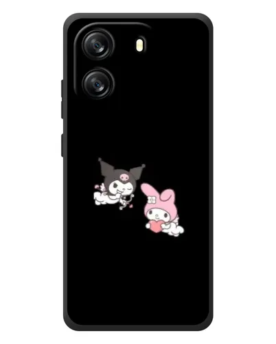 Чехол для Blackview Oscal Flat 1C с картинкой «My Melody и Kuromi»