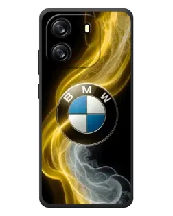 Чехол для Blackview Oscal Flat 1C с картинкой «Золотистый дым BMW»