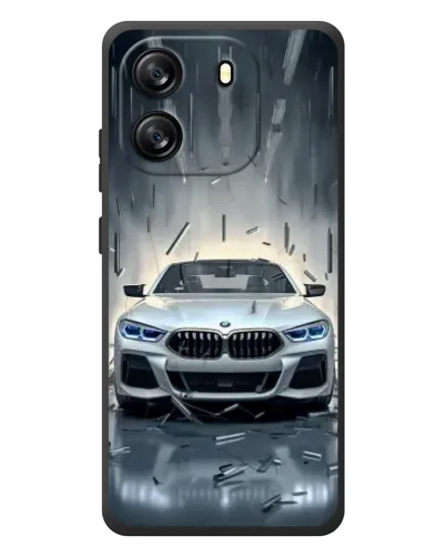 Чехол для Blackview Oscal Flat 1C с картинкой «BMW в свете фар»