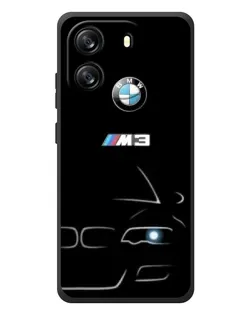 Чехол для Blackview Oscal Flat 1C с картинкой «Минималистичный принт BMW M3»