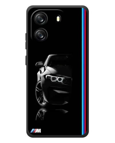Чехол для Blackview Oscal Flat 1C с картинкой «Силуэт BMW в темноте»