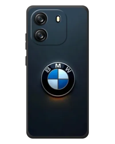 Чехол для Blackview Oscal Flat 1C с картинкой «Логотип BMW — минимализм»