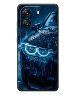 Чехол для Blackview Oscal Flat 1C с картинкой «BMW под дождем»