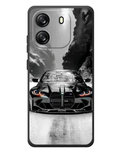 Чехол для Blackview Oscal Flat 1C с картинкой «BMW — акварельный дрифт»
