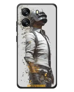 Чехол для Blackview Oscal Flat 1C с картинкой «PUBG — боец в пыли»