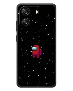 Чехол для Blackview Oscal Flat 1C с картинкой «Красный Among Us»