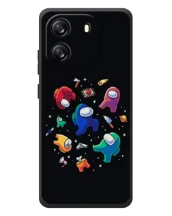 Чехол для Blackview Oscal Flat 1C с картинкой «Among Us космос»
