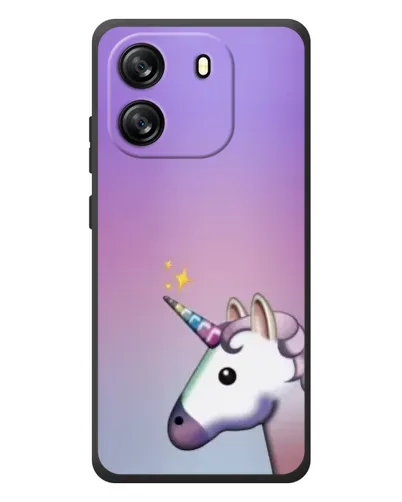 Чехол для Blackview Oscal Flat 1C с картинкой «Единорог градиент»