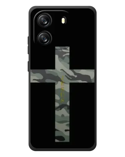Чехол для Blackview Oscal Flat 1C с картинкой «Милитари Крест» Чехол для Blackview Oscal Flat 1C с картинкой «Милитари Крест»