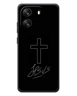 Чехол для Blackview Oscal Flat 1C с картинкой «Графический крест Jesus» Чехол для Blackview Oscal Flat 1C с картинкой «Графический крест Jesus»