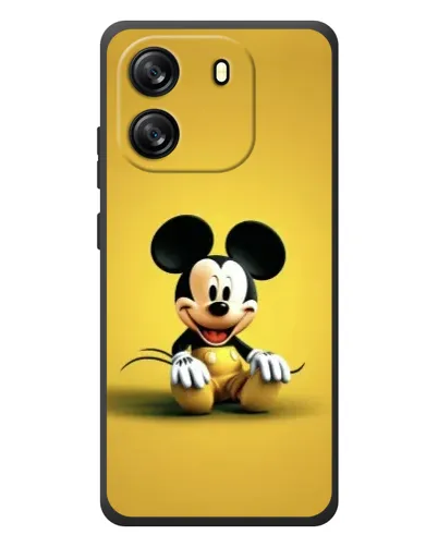 Чехол для Blackview Oscal Flat 1C с картинкой «Микки на желтом»