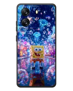 Чехол для Blackview Oscal Flat 1C с картинкой «Неоновый океан»