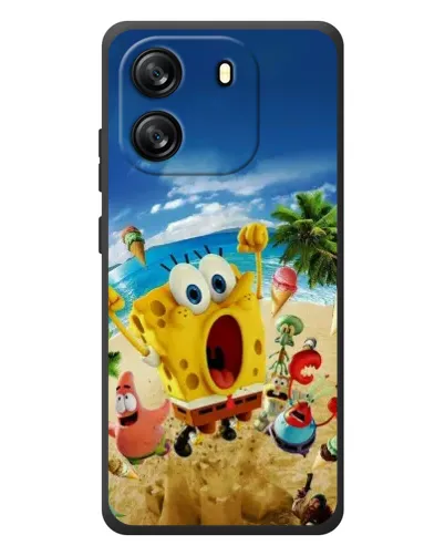 Чехол для Blackview Oscal Flat 1C с картинкой «Развлечения на пляже»