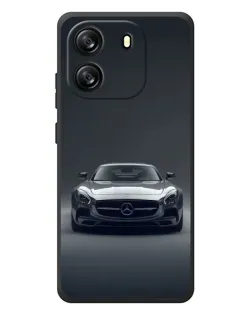 Чехол для Blackview Oscal Flat 1C с картинкой «Mercedes на черном»