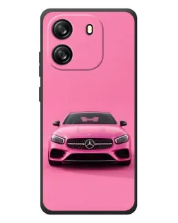 Чехол для Blackview Oscal Flat 1C с картинкой «Розовый Mercedes AMG»