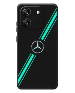 Чехол для Blackview Oscal Flat 1C с картинкой «Спортивные линии Mercedes»