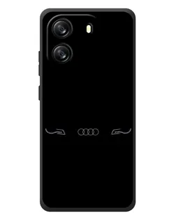 Чехол для Blackview Oscal Flat 1C с картинкой «Audi — световой подпись»