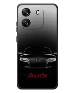 Чехол для Blackview Oscal Flat 1C с картинкой «Audi — градиентный контур»