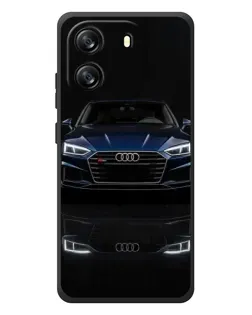 Чехол для Blackview Oscal Flat 1C с картинкой «Audi — ночное отражение»