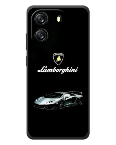 Чехол для Blackview Oscal Flat 1C с картинкой «Логотип Lamborghini классика»