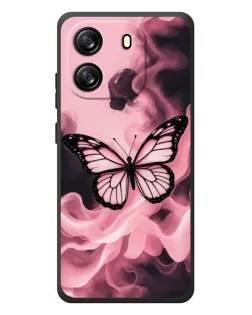 Чехол для Blackview Oscal Flat 1C с картинкой «Бабочка в дыму»