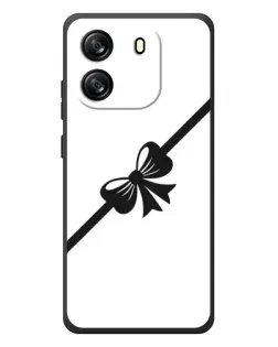 Чехол для Blackview Oscal Flat 1C с картинкой «Диагональный бант»