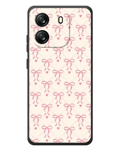Чехол для Blackview Oscal Flat 1C с картинкой «Розовые бантики Coquette» Чехол для Blackview Oscal Flat 1C с картинкой «Розовые бантики Coquette»