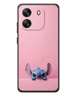 Чехол для Blackview Oscal Flat 1C с картинкой «Stitch выглядывает»