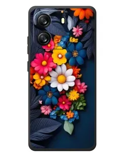 Чохол для Blackview Oscal Flat 1C з картинкою «Квіткова феєрія»