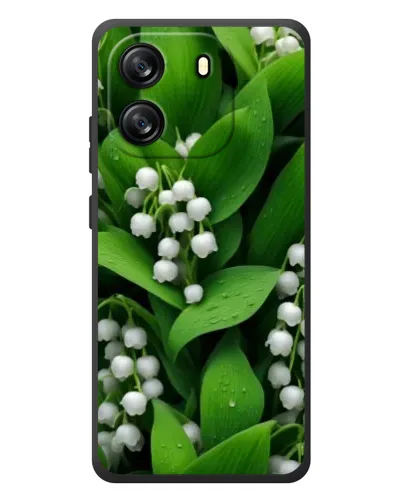 Чехол для Blackview Oscal Flat 1C с картинкой «Ландыши в зелени»
