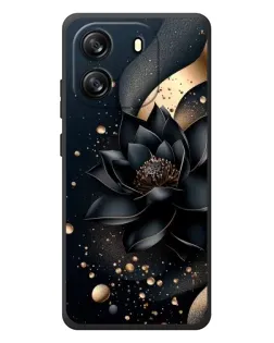 Чохол для Blackview Oscal Flat 1C з картинкою «Чорний лотос»