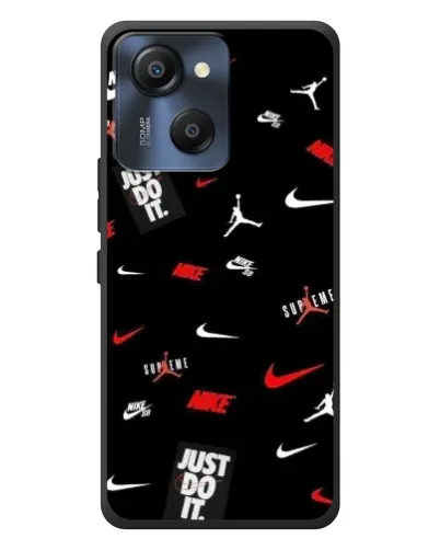 Чехол для Blackview Oscal Modern 8 с картинкой «Nike Mix Pattern»