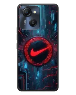 Чехол для Blackview Oscal Modern 8 с картинкой «Техногенный стиль Nike»