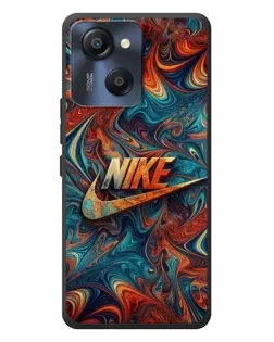 Чехол для Blackview Oscal Modern 8 с картинкой «Nike в абстракции»