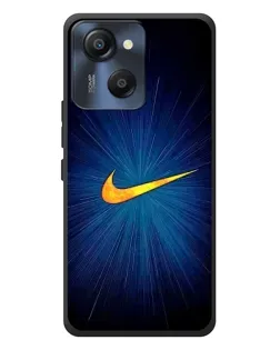 Чехол для Blackview Oscal Modern 8 с картинкой «Синий пульс Nike»