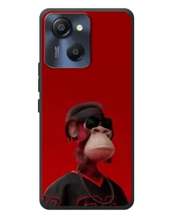 Чехол для Blackview Oscal Modern 8 с картинкой «Bored Ape в красном» Чехол для Blackview Oscal Modern 8 с картинкой «Bored Ape в красном»