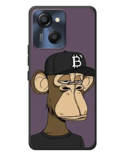 Чехол для Blackview Oscal Modern 8 с картинкой «Bored Ape в кепке»